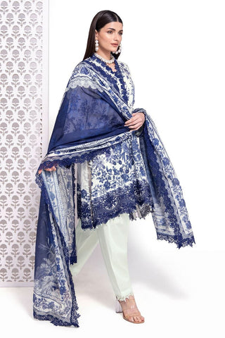 Khaadi Unstitched embroidered Lawn suit-7930