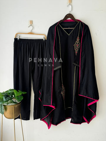 Handworked panel cut Chanderi Suit-3508 - Pehnava Lawns