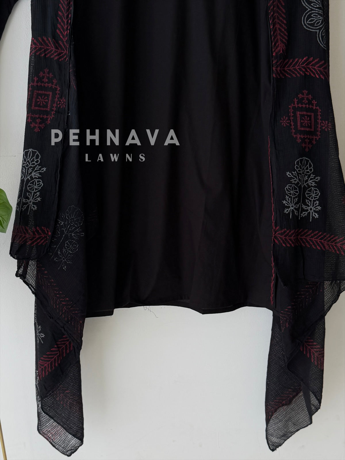 Minimal Embroidered Cotton Set-1304