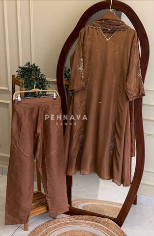 Handworked Panel Suit Set