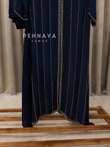 Premium Crepe Zigzag Ensemble - Pehnava Lawns