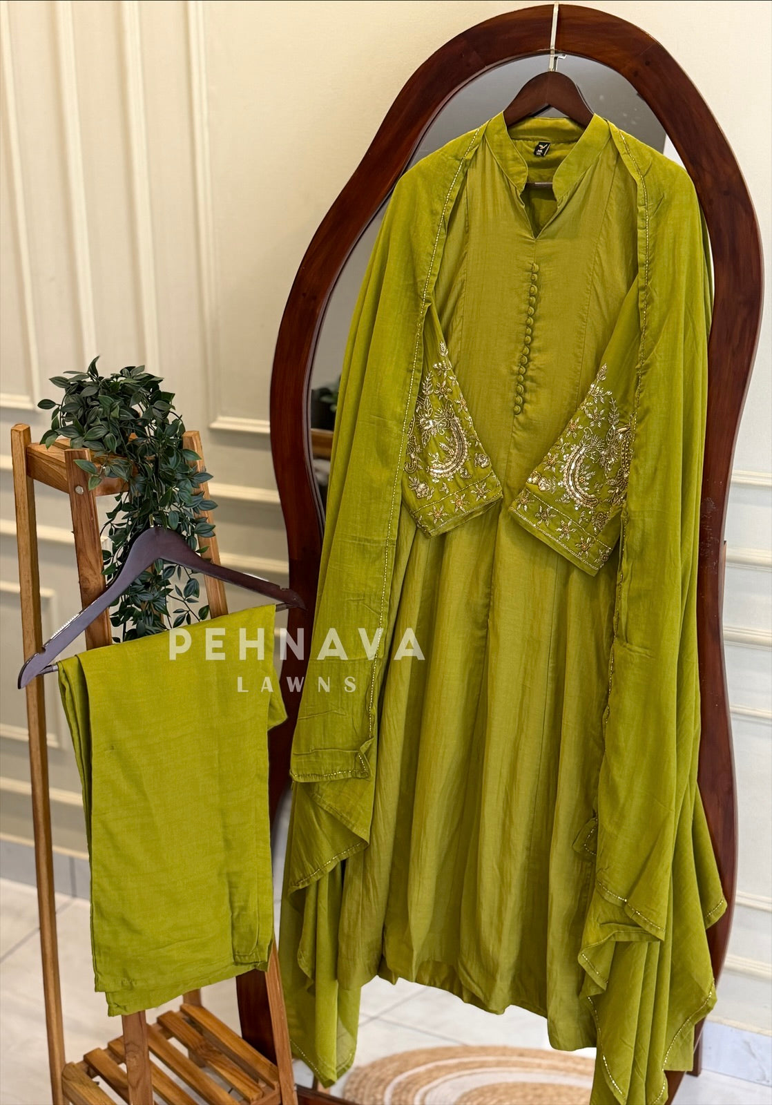 Chanderi Handworked Ensemble-H289