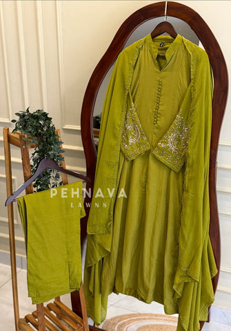 Chanderi Handworked Ensemble-H289