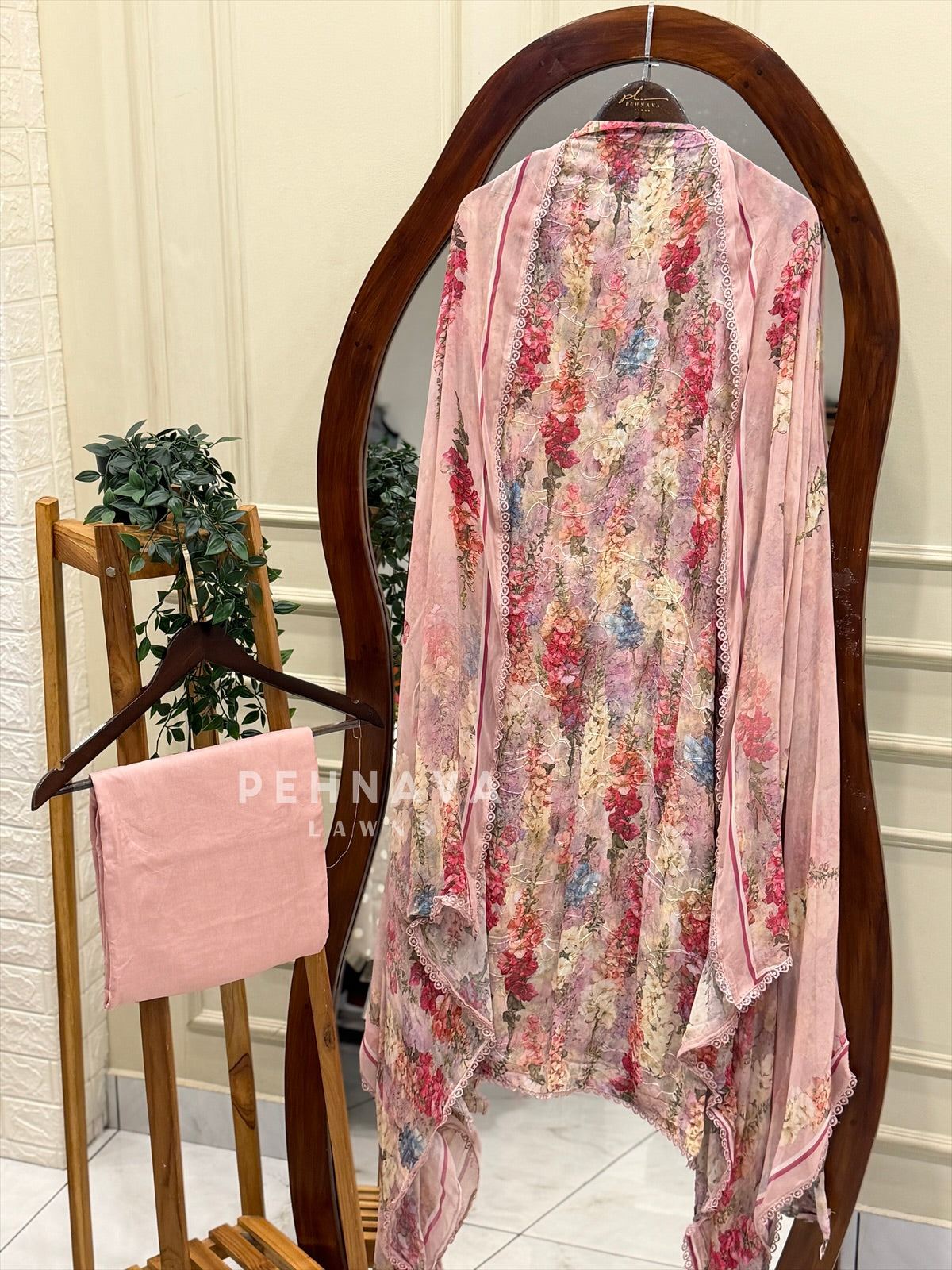 Floral Embroidered Unstitched Suit
