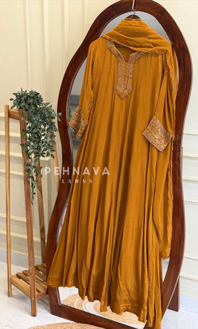 Premium Handworked Anarkali Attire