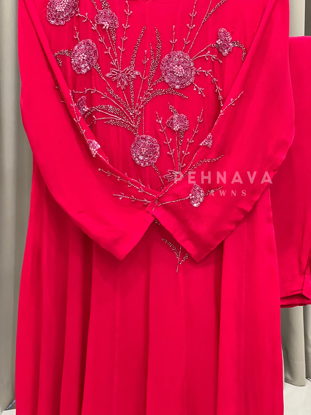 Yoke Sequin Embroidered Suit-No.2 - Pehnava Lawns