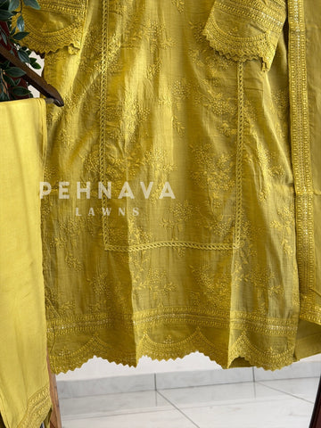 Chandheri Floral Embroidered Suit 1679