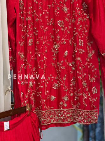 Premium  Handworked Skirt set