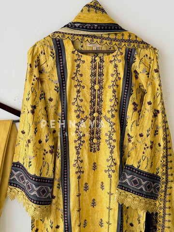Signature Embroidered Lawn Unstitched Suit-3666