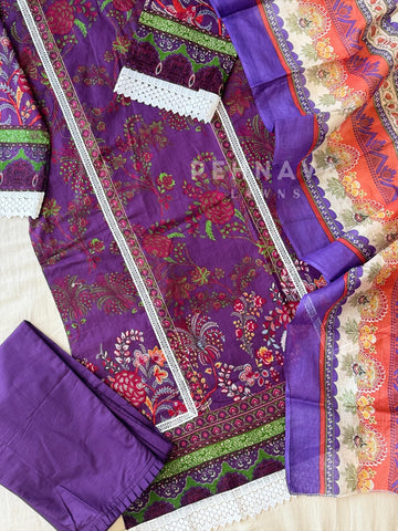Cotton Printed Suit Set-1302