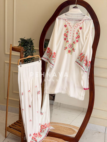 Floral Embroidered Farshi Salwar