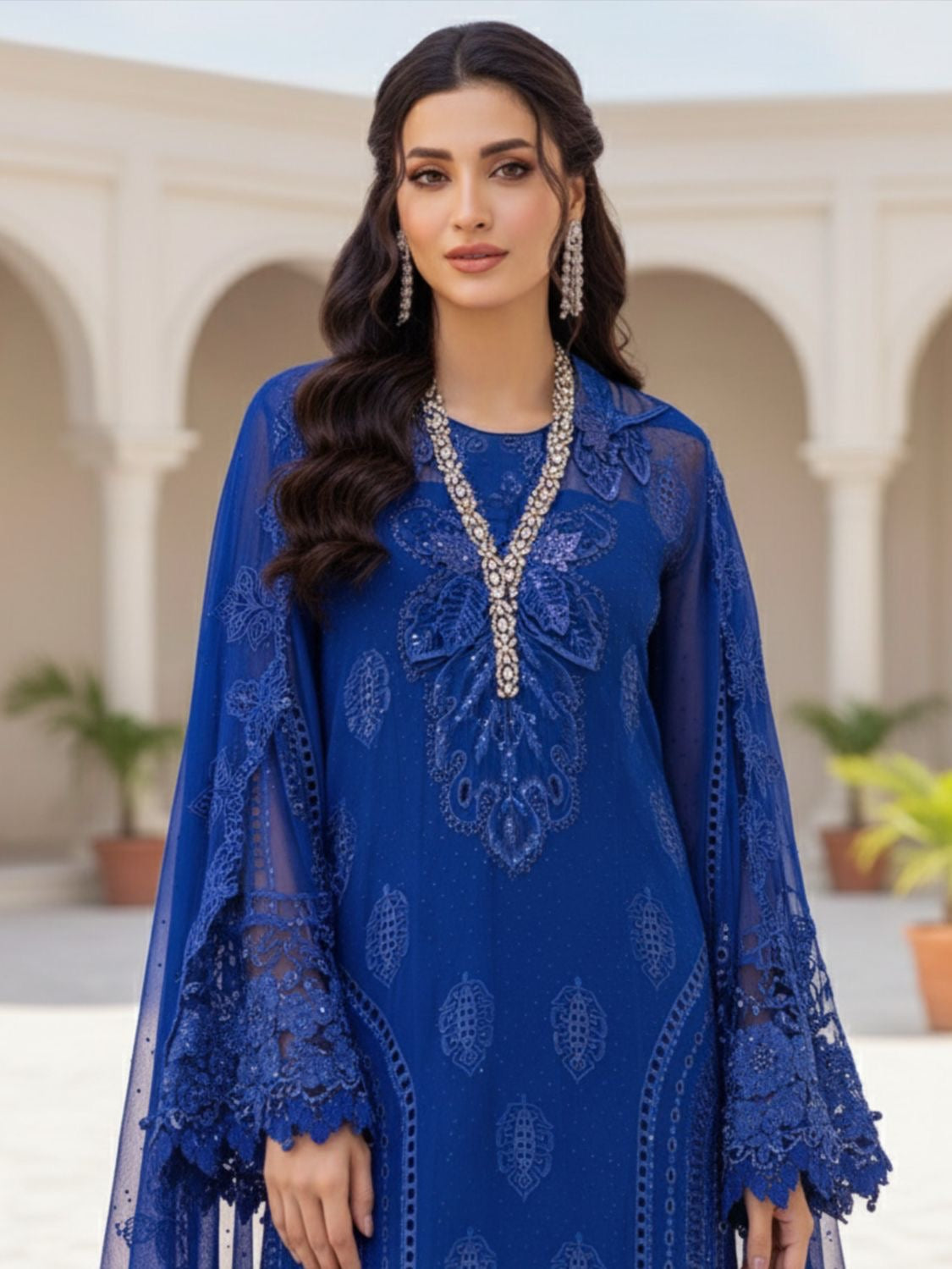 Ronak-e-Mehal Premium Semi stitched Suit