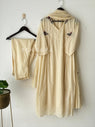Thread Embroidered Cotton Suit