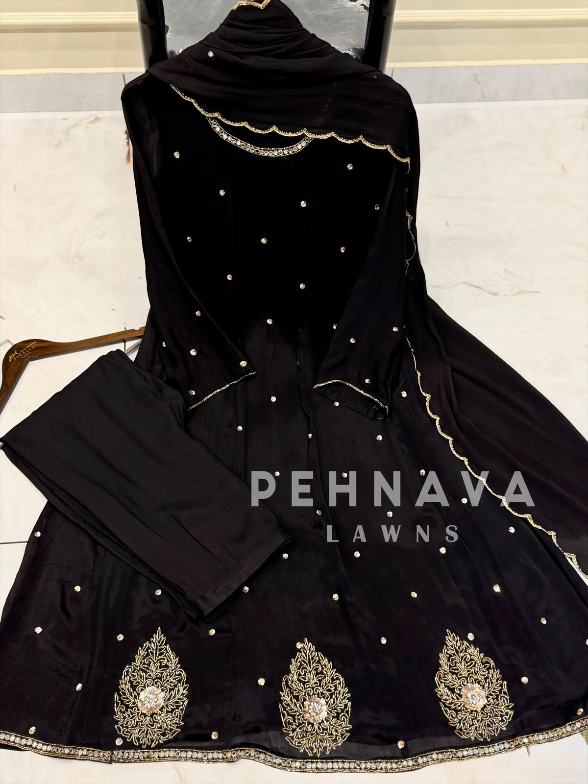 Premium Work Anarkali Set