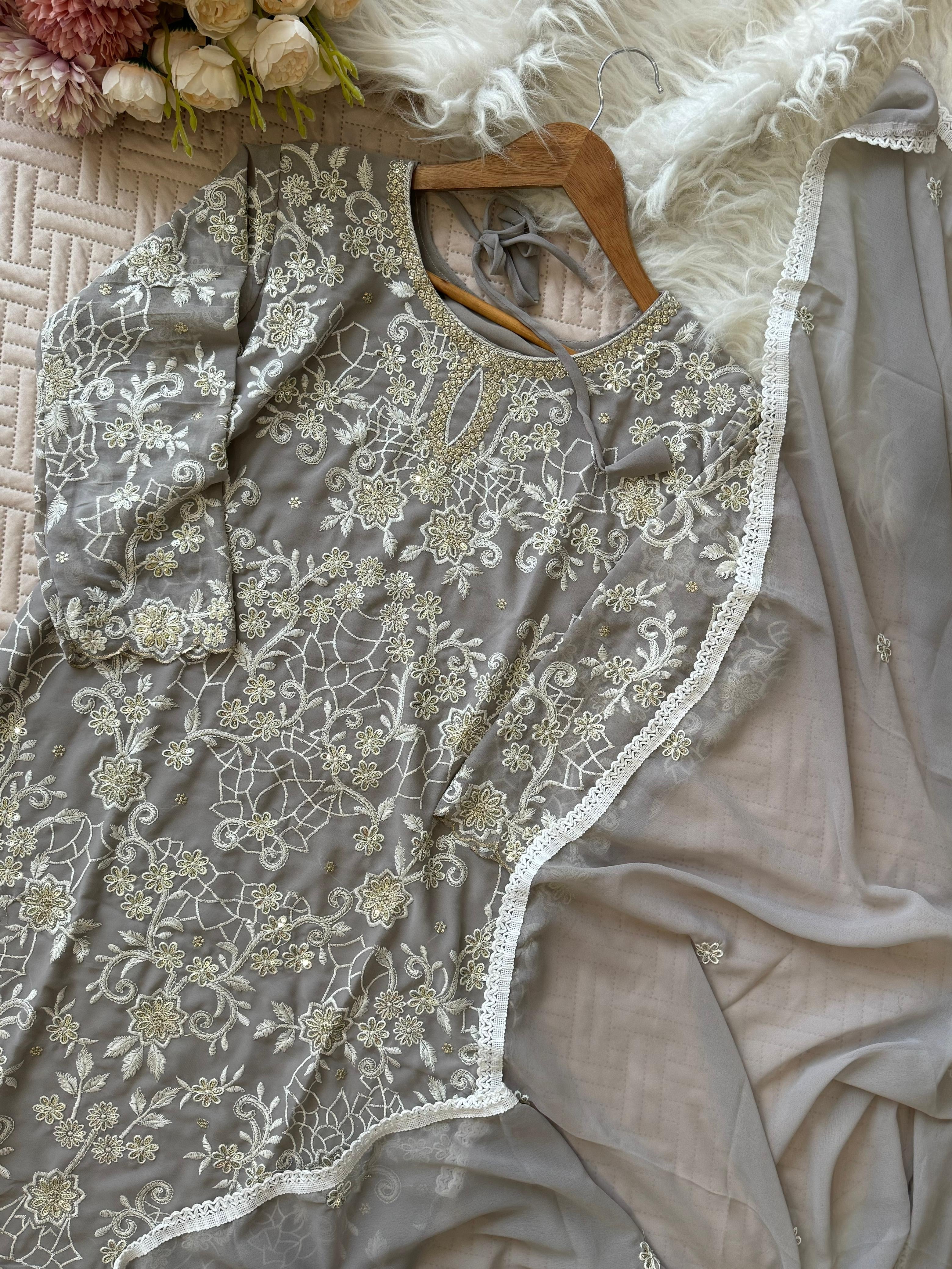 Georgette Party-wear Suit