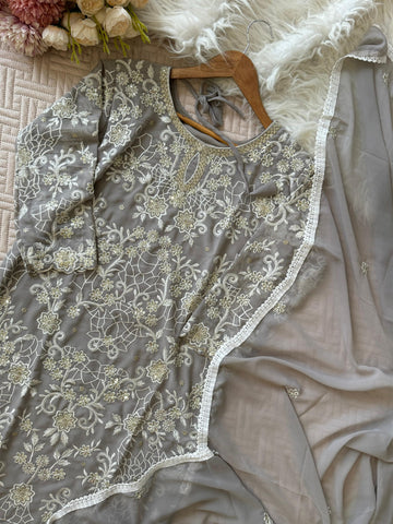Georgette Party-wear Suit
