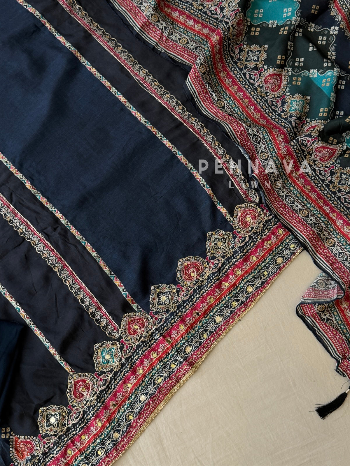 Muslin Unstitched Suit 363