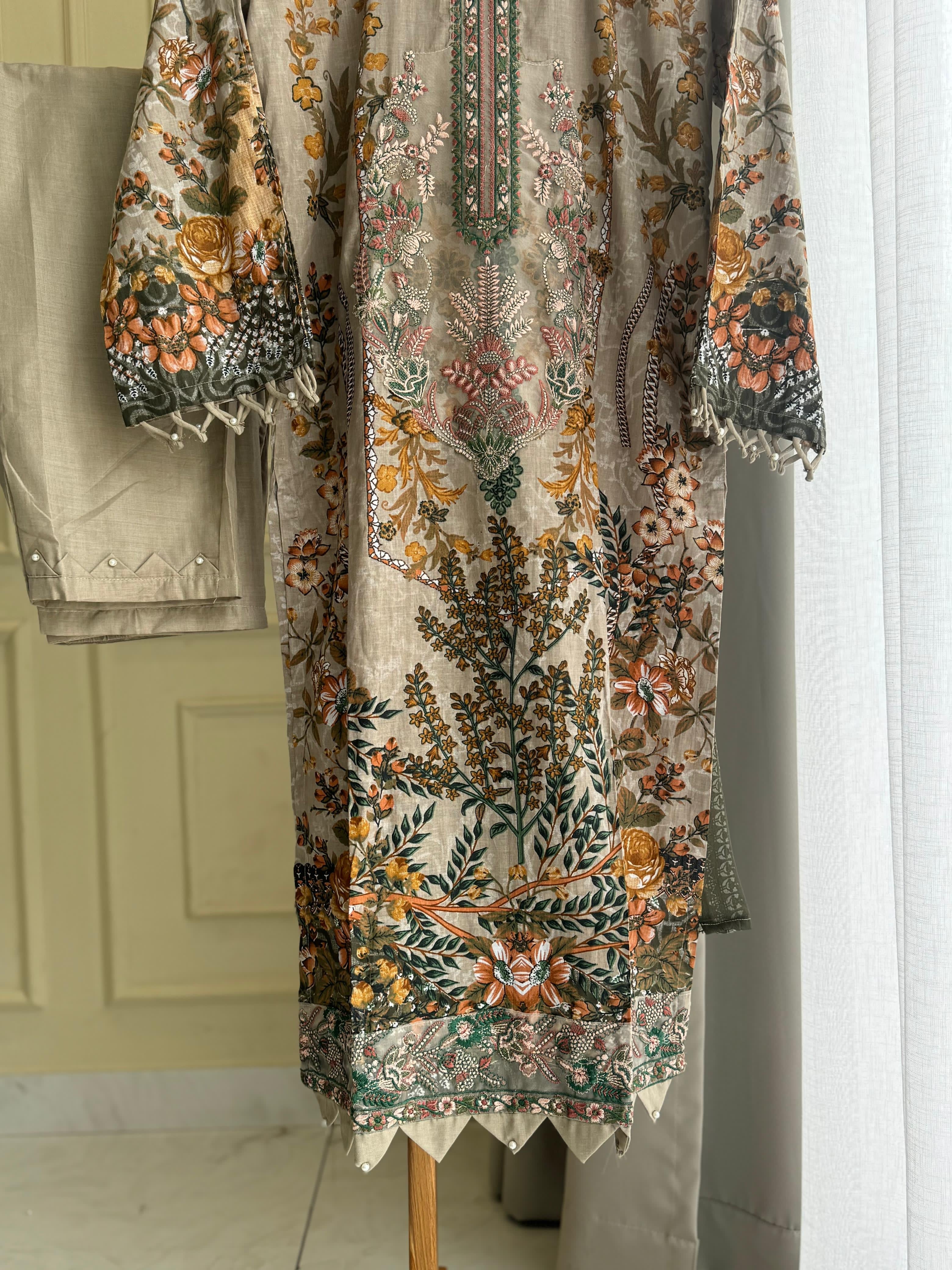 Casual Fit Cotton Suit-7