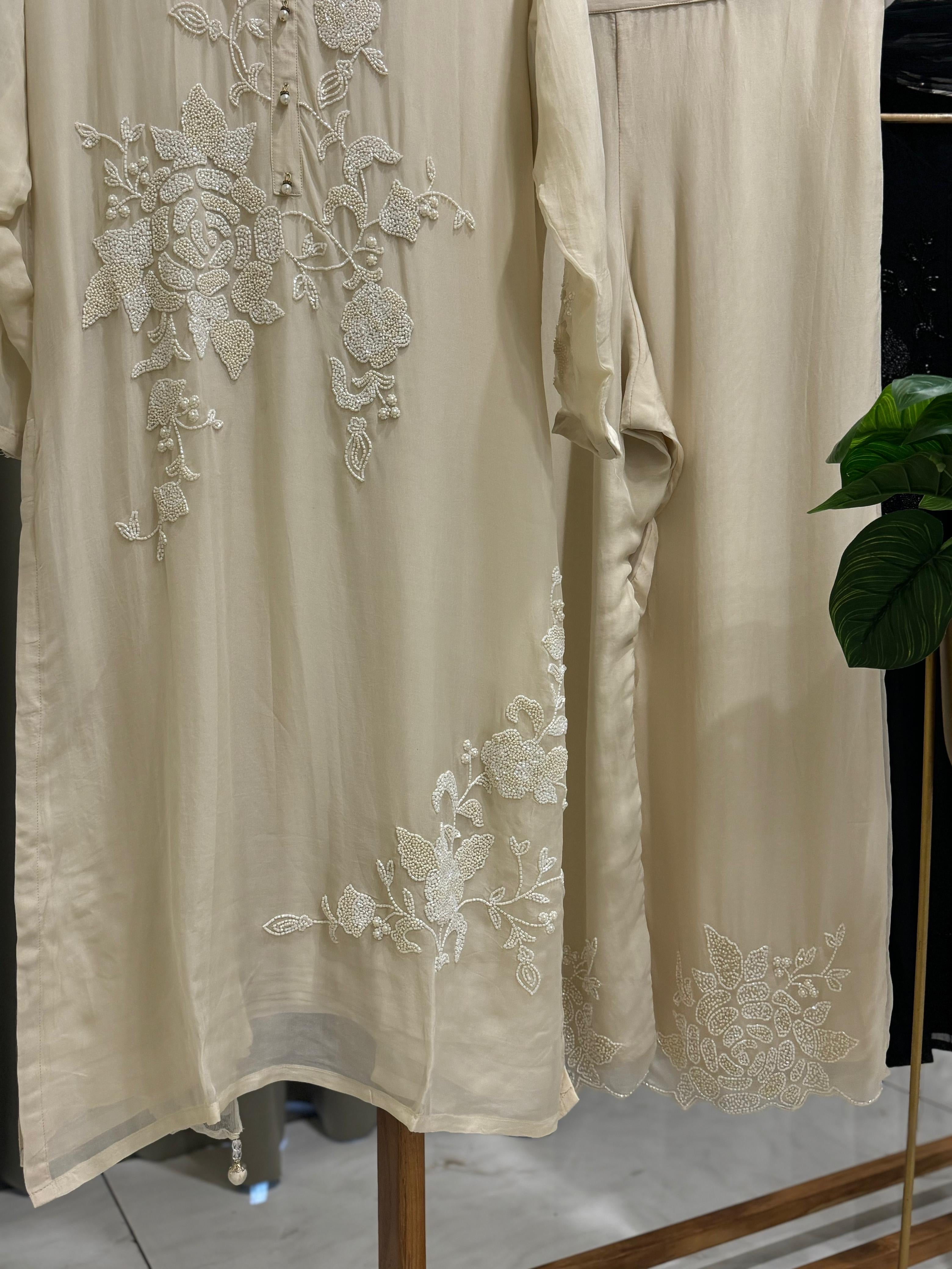 Premium Organza Pearl Handworked Salwar