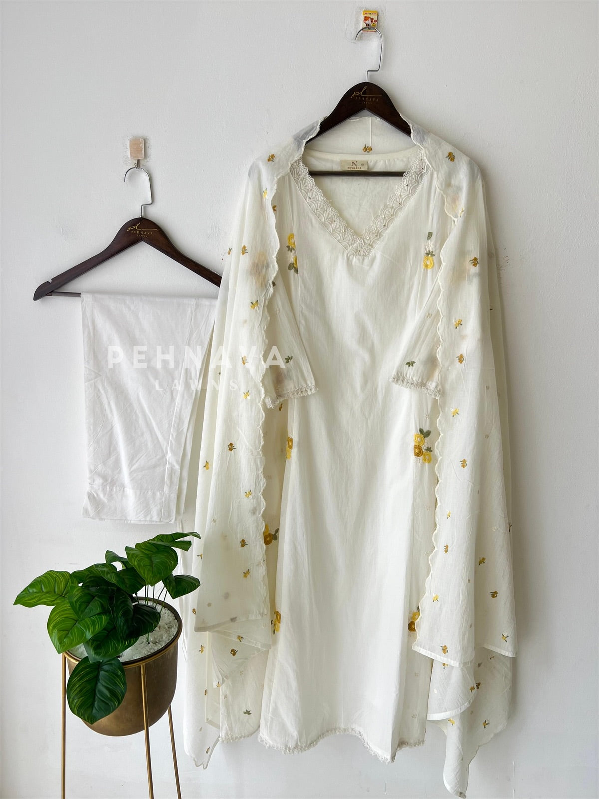 Panel Cut Embroidered Suit-16566 - Pehnava Lawns