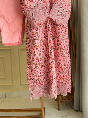 Modern Cutwork Suit-1002