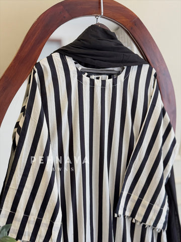 Striped Cotton Suit Set 5143