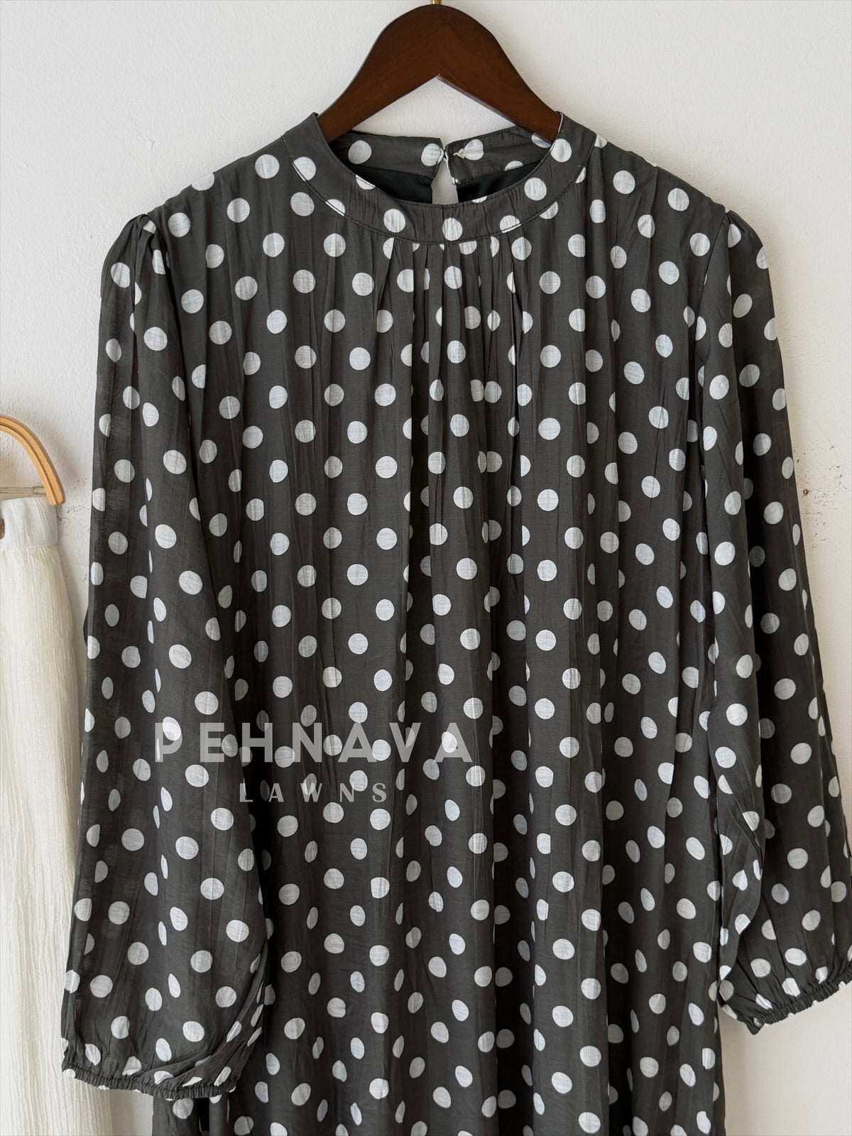 Polka Dot Printed Imported Suit 6176
