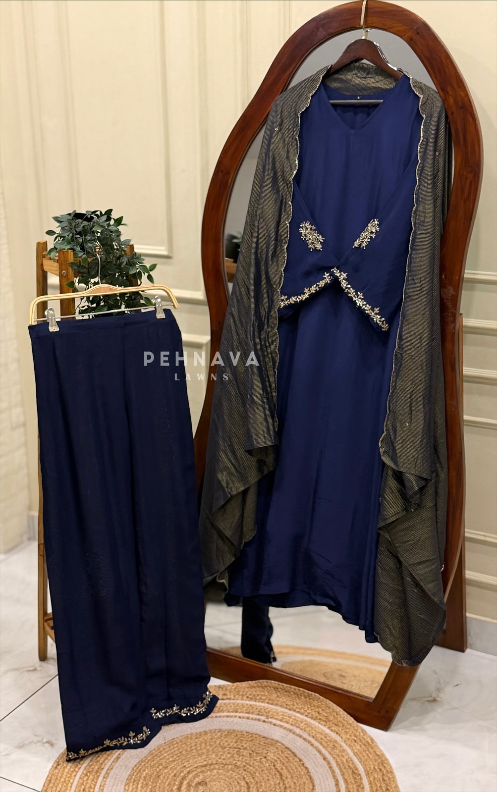 Crepe Handworked Ensemble