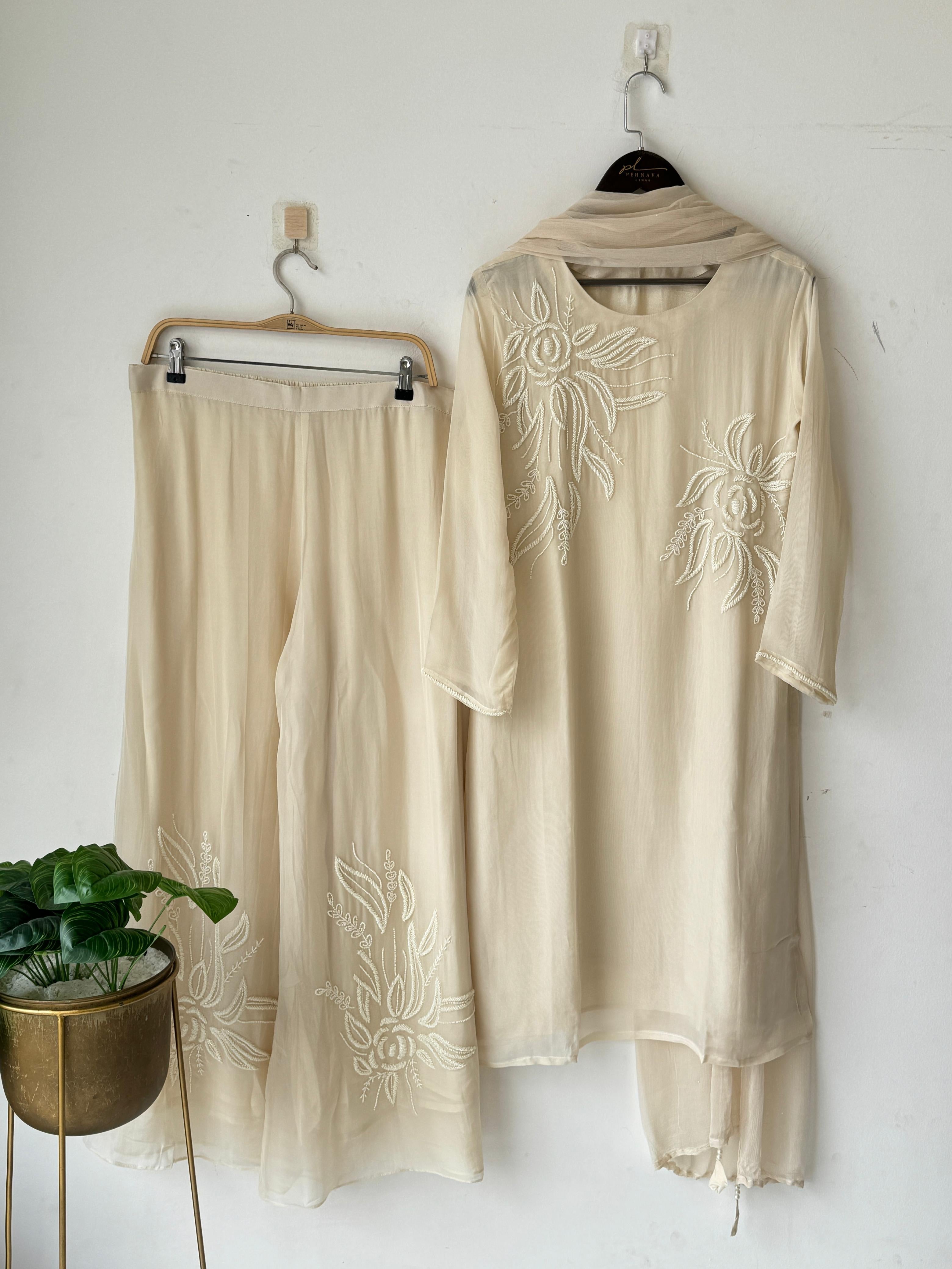 Premium Soft Organza Handworked Suit-903