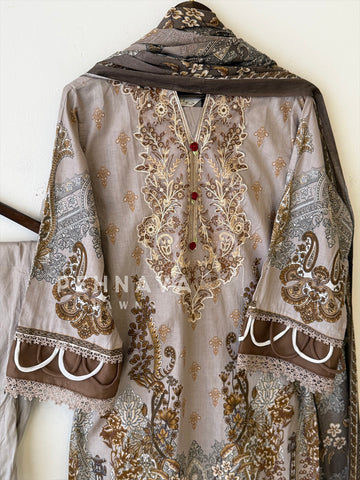 Embroidered Casual Ready To Wear Suit