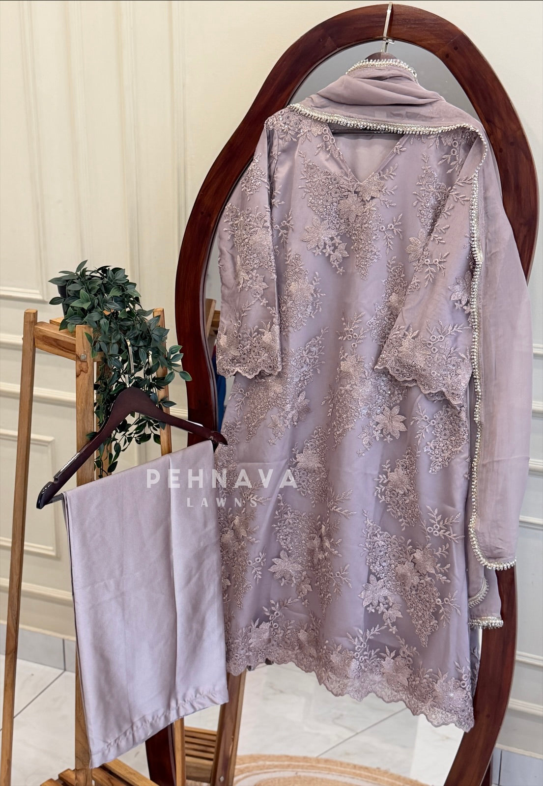 Heavy Embroidered Ensemble