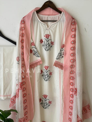 Cotton Suit with Dupatta