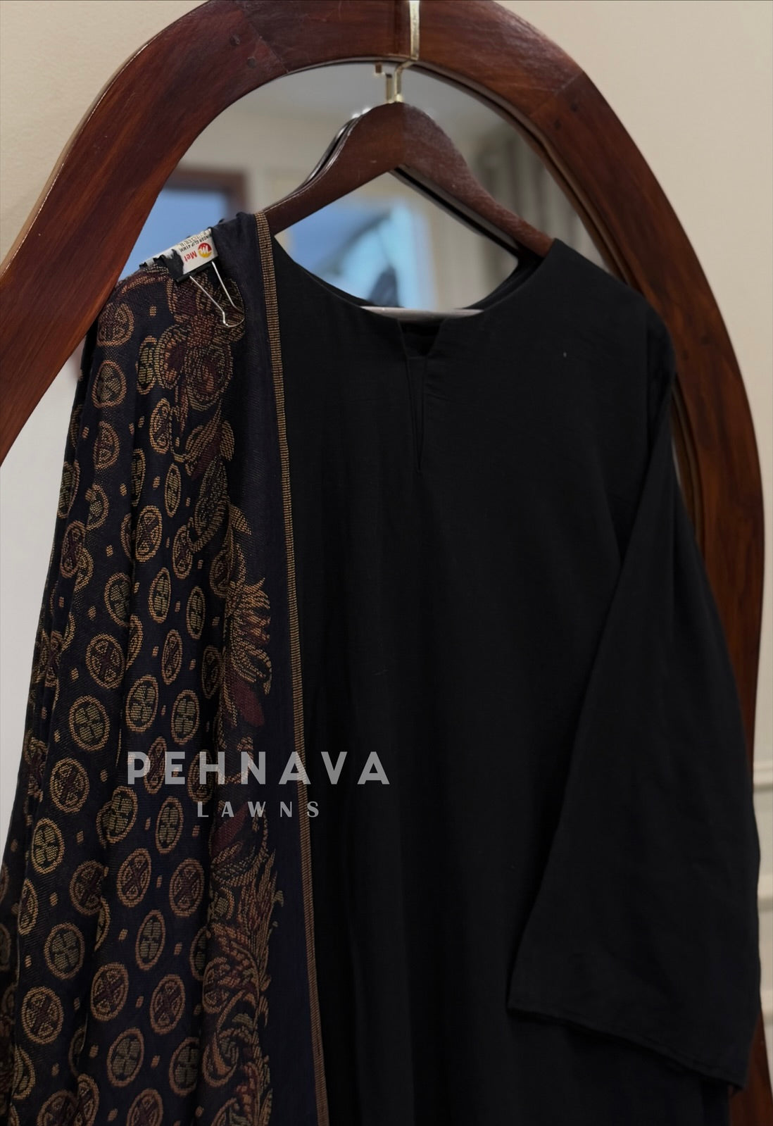 Pashmina Dupatta Suit Set