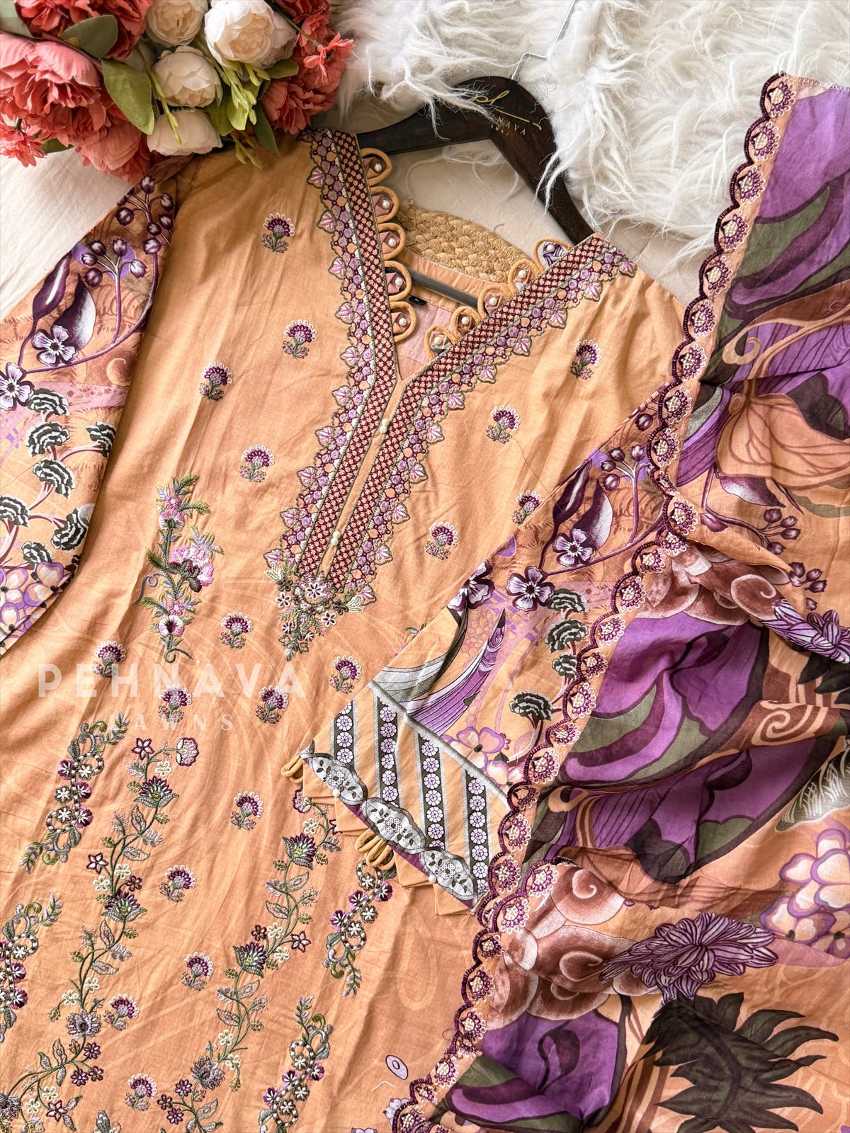 Printed Embroidered Ready to Wear Suit-2109