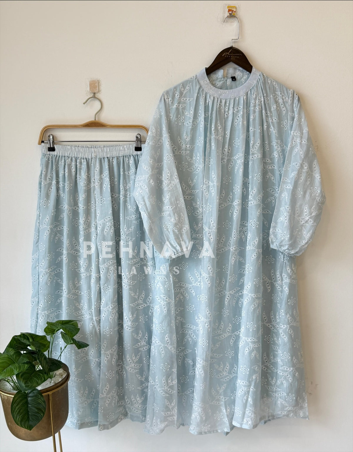 Soft Floral Embroidery Set-4192