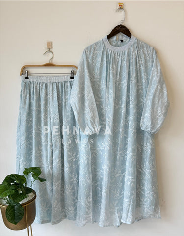 Soft Floral Embroidery Set-4192