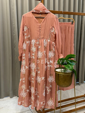 Petal Lace Work Ensemble