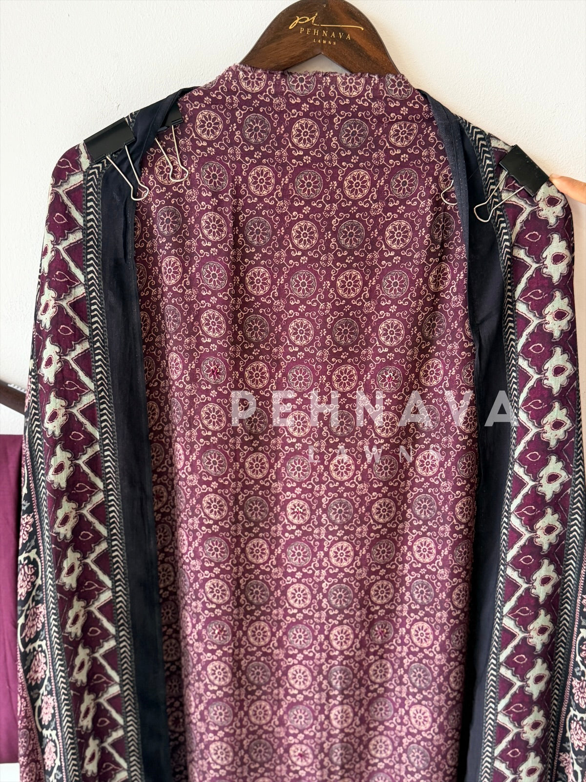 Ajrak Printed Unstitched Suit