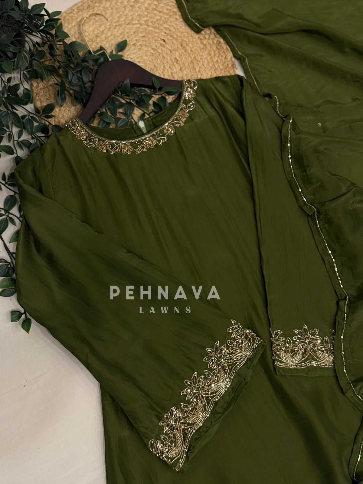 Crepe Handworked Ensemble H-367