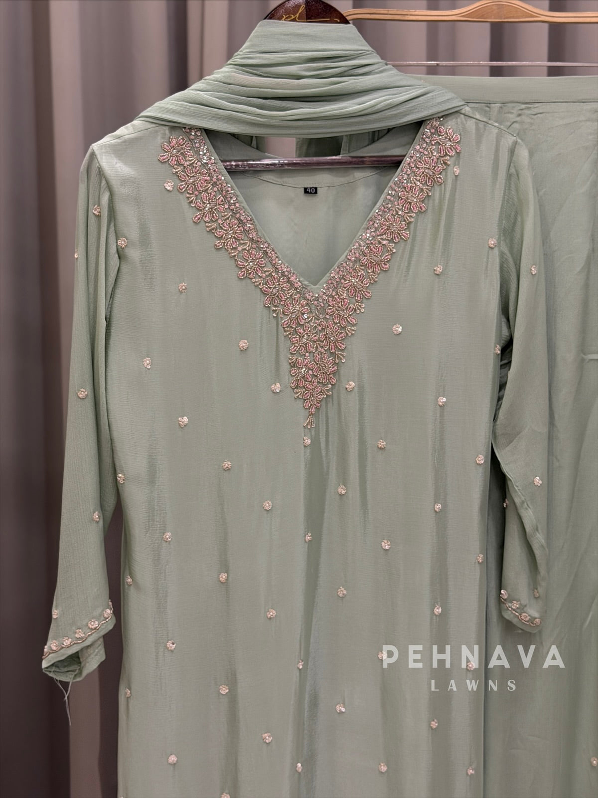 Premium Handworked Chinnon Ensemble
