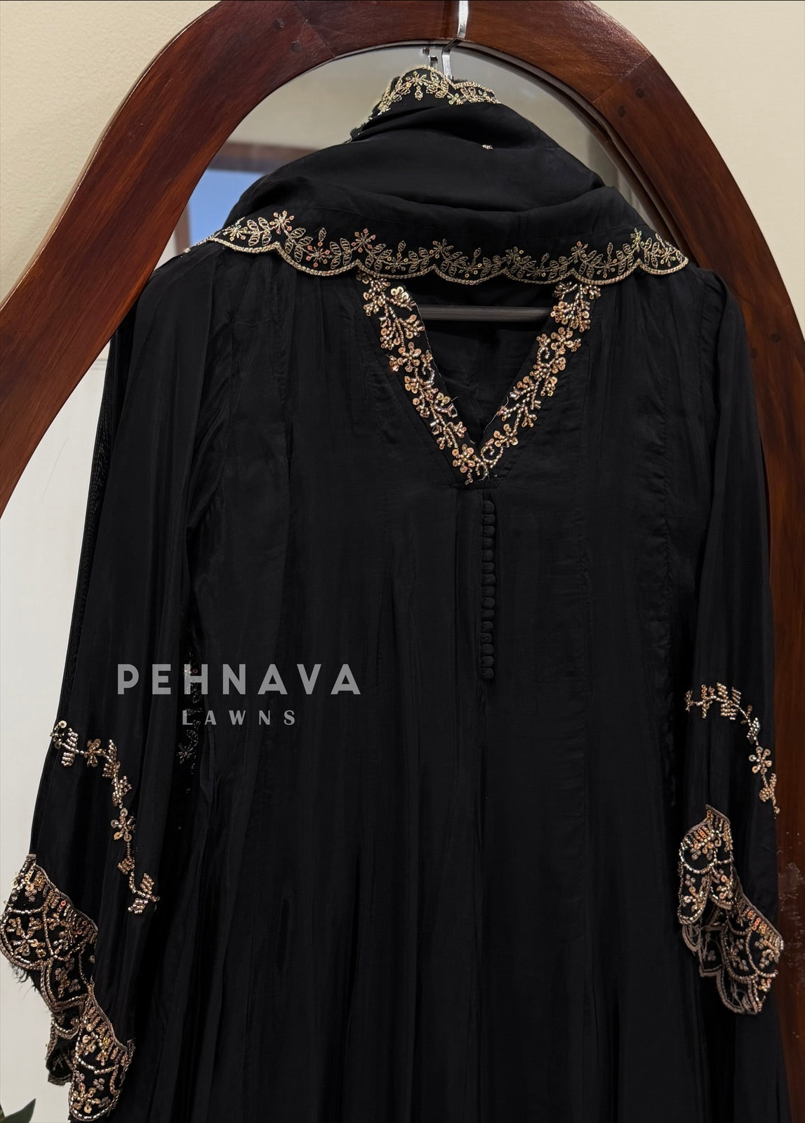 Handworked Anarkali Ensemble