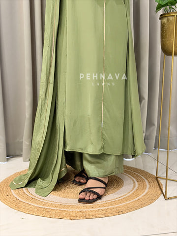Panel Detailed Three Piece Ensemble 5032