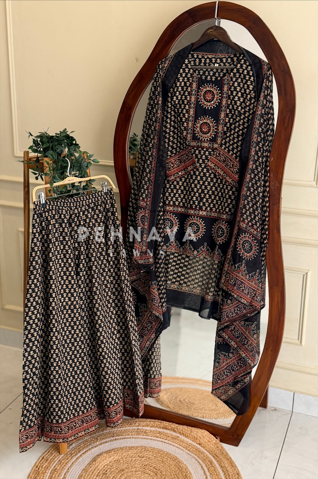 Ajrakh Printed Suit-244