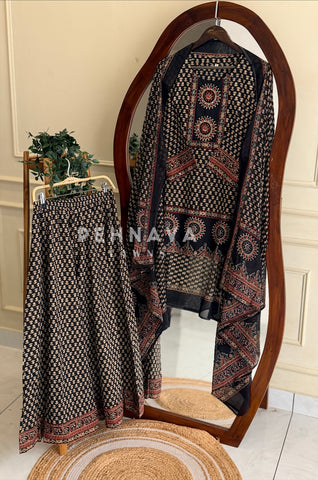 Ajrakh Printed Suit-244