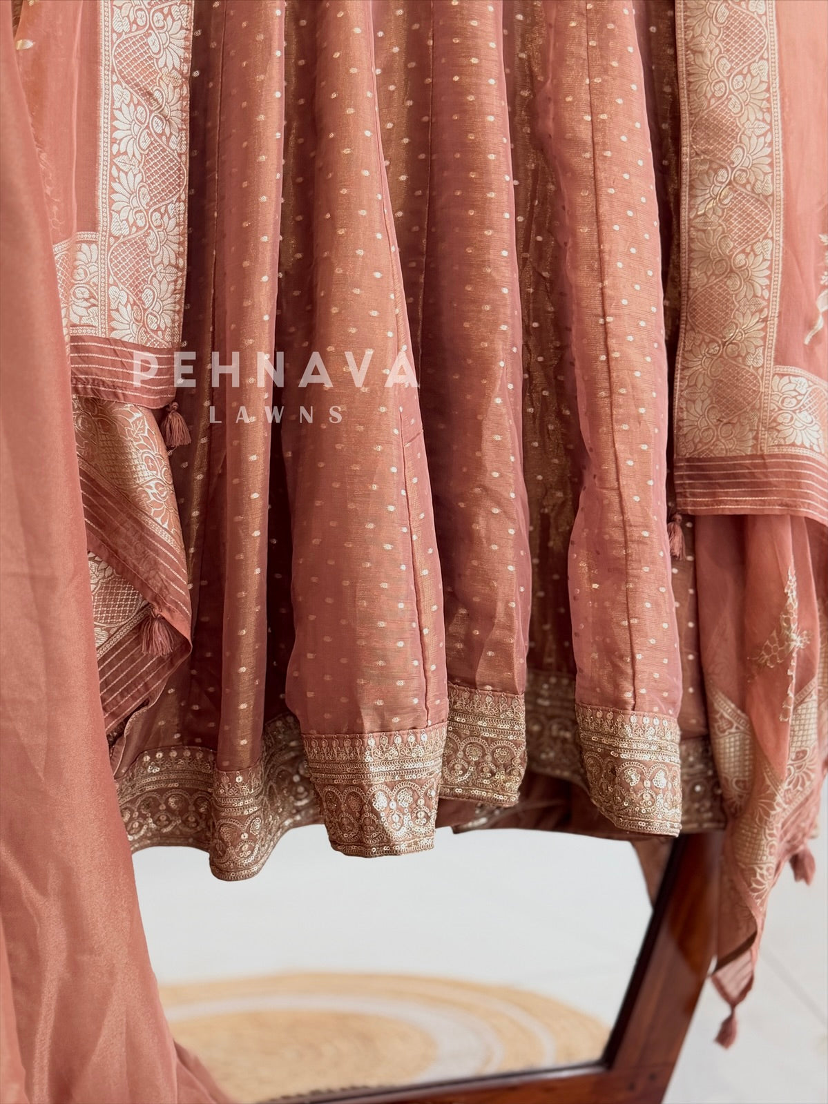 Embroidered Anarkali Ensemble 5713