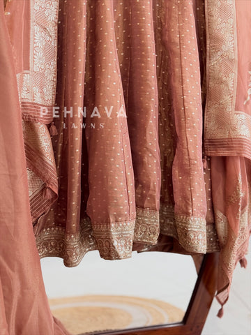 Embroidered Anarkali Ensemble 5713