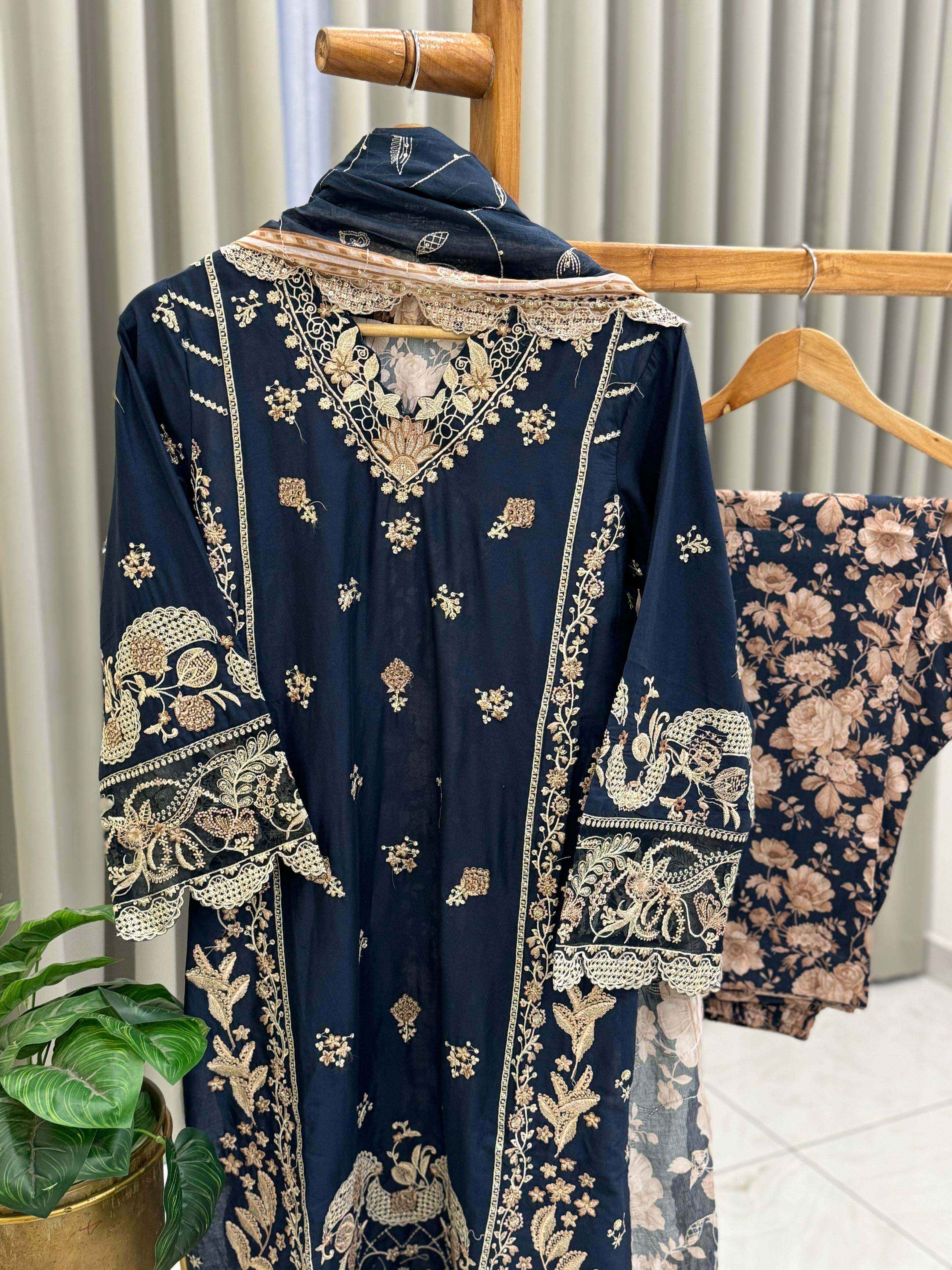 Premium Hand Embroidery Suit