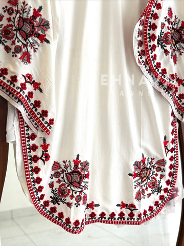 Floral Embroidered Farshi Salwar 1067