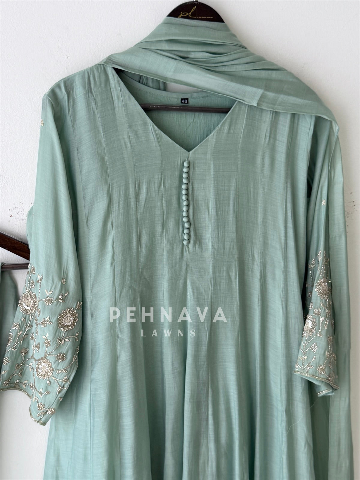 Chanderi Handworked Ensemble B725