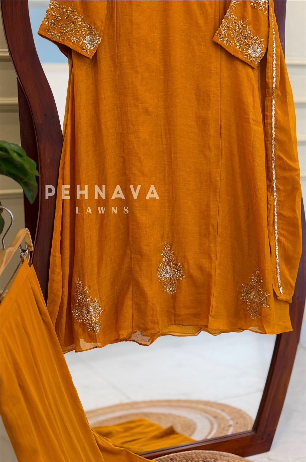 Chanderi Handworked Attire